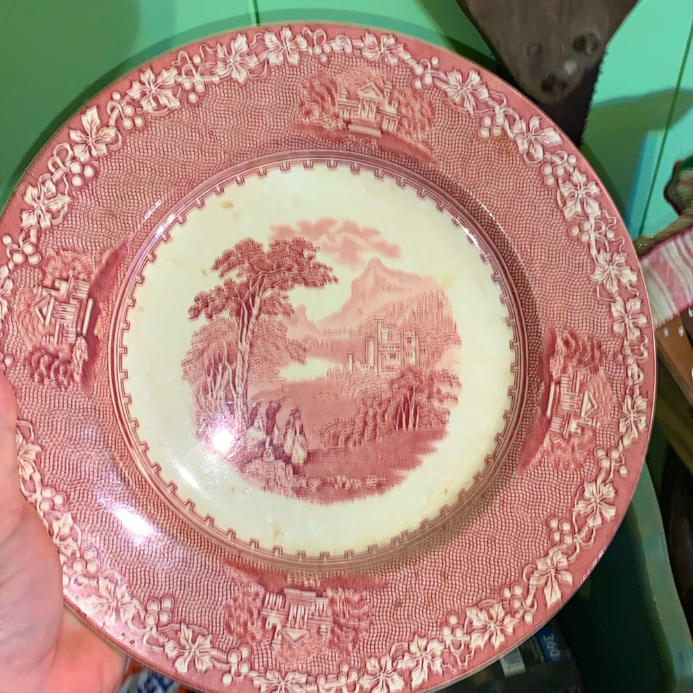 Jenny Lind plates from the Royal Staffardshire cir 1930-1940